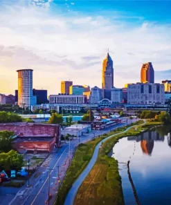 Cleveland In Ohio Diamond Painting