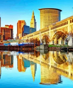 Cleveland Reflection Diamond Painting