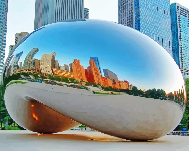 Cloud Gate Diamond Paintings Cloud Gate Diamond Painting