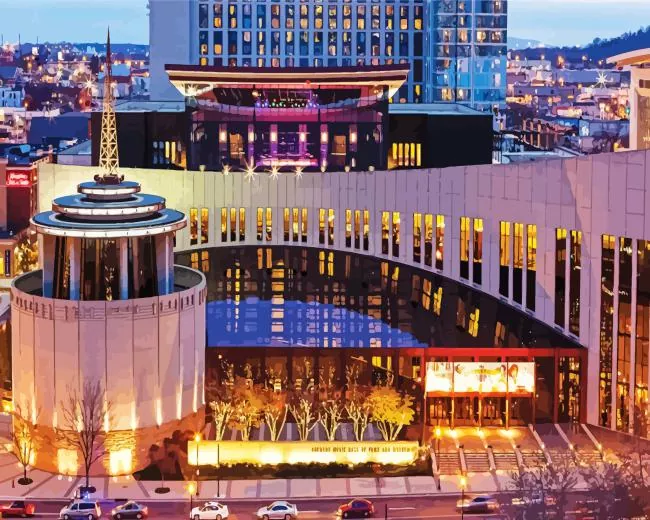 Country Music Hall of Fame and Museum Nashville Diamond By Numbers Country Music Hall Of Fame And Museum Nashville Diamond Painting