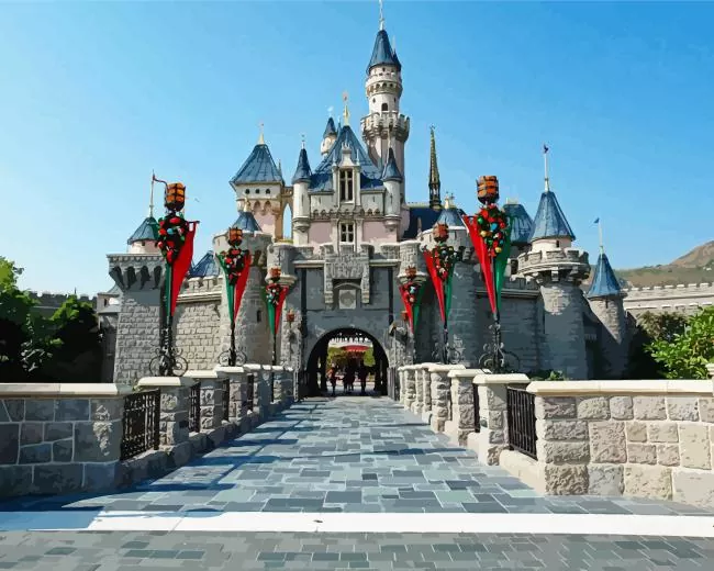 Disneyland Diamond By Numbers Disneyland Diamond Painting
