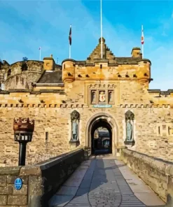 Edinburgh Castle In Scotland Diamond Painting
