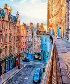 Edinburgh Buildings Diamond Painting