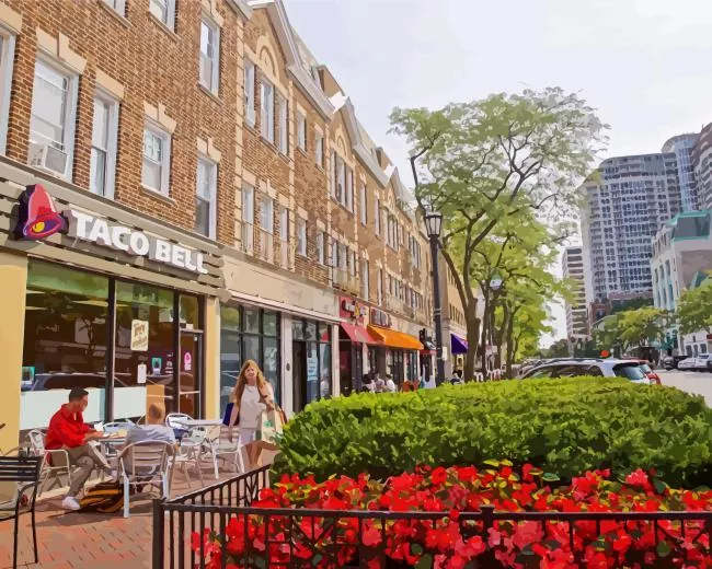 Evanston Diamond By Numbers Evanston Diamond Painting