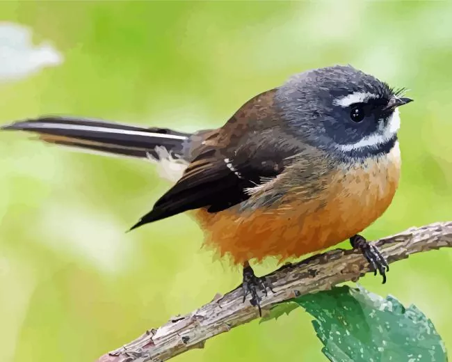 Fantail on a stick Diamond Paints Fantail On A Stick Diamond Painting