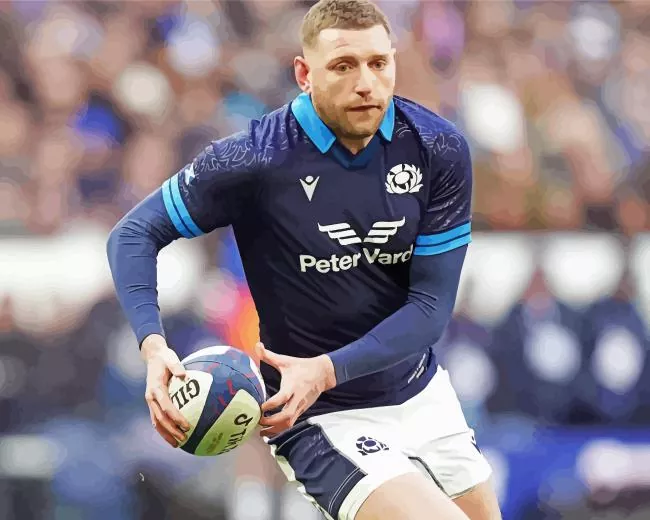 Finn Russell rugby player Diamond Paintings Finn Russell Rugby Player Diamond Painting