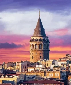 Galata Tower Diamond Painting