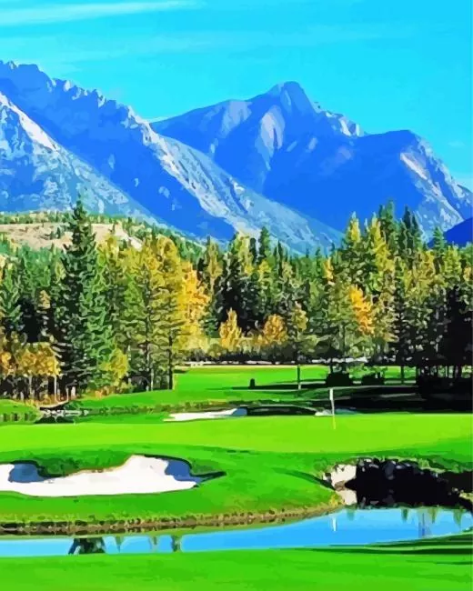 Golf landscapes Diamond By Numbers Golf Landscapes Diamond Painting