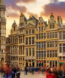 Grand Place Brussels Diamond Painting