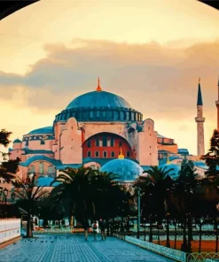 Hagia Sophia Mosque Diamond Painting