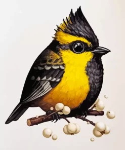 Himalayan Black Lored Bird Art Diamond Painting