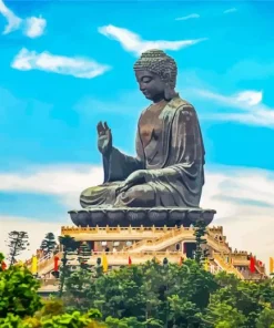Hong Kong Big Buddha Diamond Painting