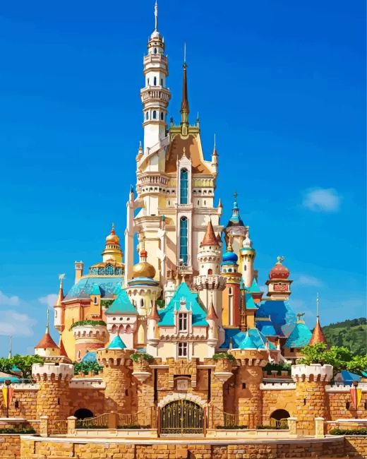 Hong Kong Disneyland Diamond By Numbers Hong Kong Disneyland Diamond Painting