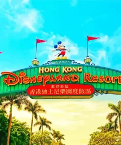 Hong Kong Disneyland Resort Diamond Painting