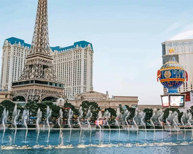Las Vegas Diamond By Numbers Las Vegas Diamond Painting