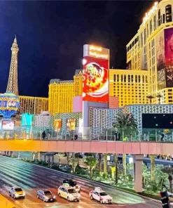 Las Vegas City At Night Diamond Painting