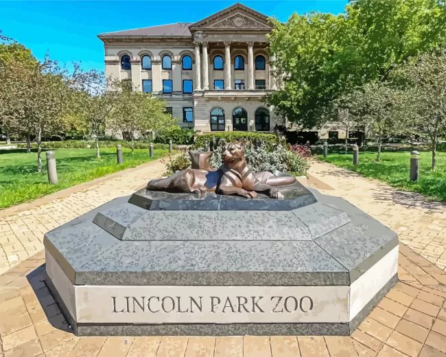 Lincoln Park Zoo Chicago Diamond Paintings Lincoln Park Zoo Chicago Diamond Painting