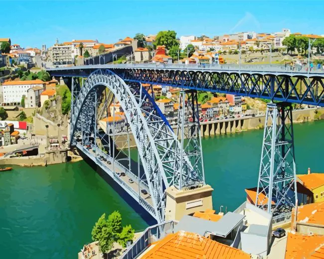 Luís I Bridge Diamond Paints Luis I Bridge Diamond Painting