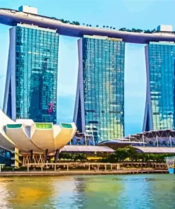 Marina Bay Sands Diamond Painting