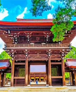 Meiji Jingu Japan Diamond Painting