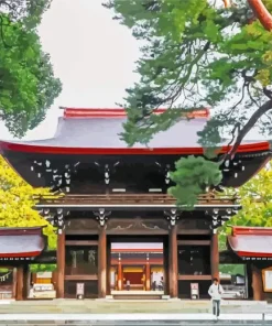 Meiji Jingu Shrine Diamond Painting