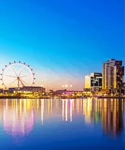 Melbourne Reflection Diamond Painting