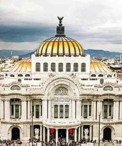 Mexico City Buildings Diamond Painting