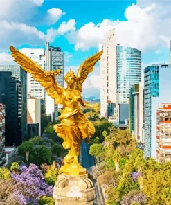 Mexico City Skyline Diamond Painting