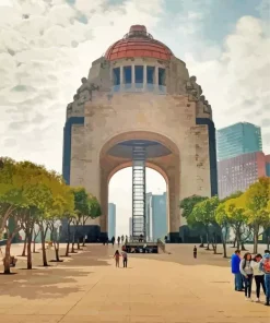 Mexico Monument Diamond Painting
