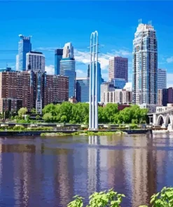 Minneapolis Minnesota City Diamond Painting