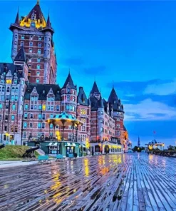 Montreal City Skyline Diamond Painting