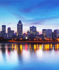Montreal Skyline Diamond Painting