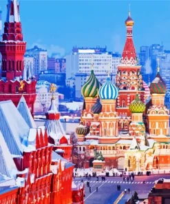 Moscow Red Square Diamond Painting