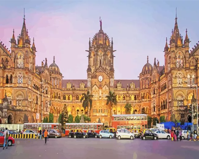 Mumbai city in india Diamond Paints Mumbai City In India Diamond Painting