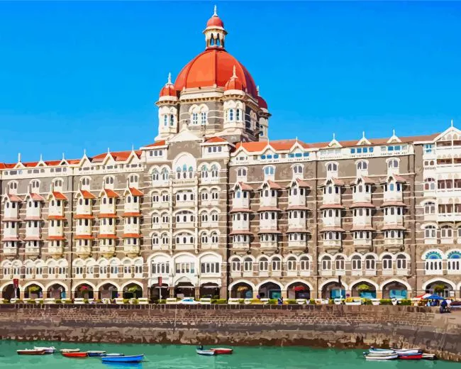 Mumbai old buildings Diamond Paints Mumbai Old Buildings Diamond Painting