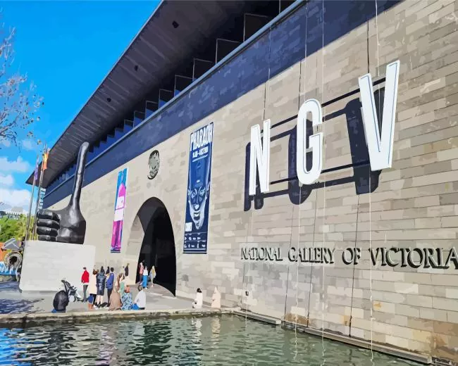 National Gallery of Victoria in Melbourne Diamond Paints National Gallery Of Victoria In Melbourne Diamond Painting