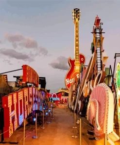 Neon Museum Las Vegas Diamond Painting