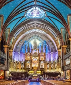 Notre Dame Basilica of Montreal Diamond Painting