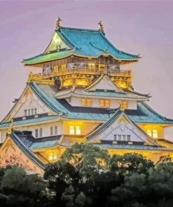 Osaka Castle Diamond Painting