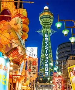 Osaka At Night Diamond Painting