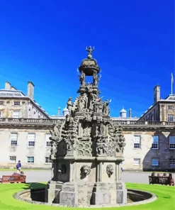 Palace Of Holyroodhouse Scotland Diamond Painting