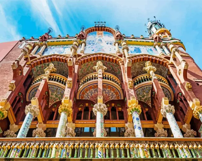 Palau de la musica Catalana Diamond Paintings Palau De La Musica Catalana Diamond Painting