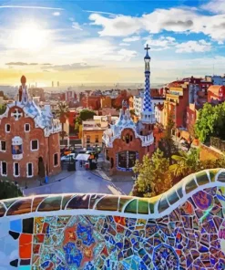 Park Guell Spain Diamond Painting