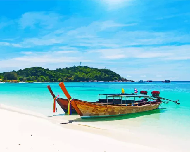 Pattaya mesmerizing beach Diamond Paints Pattaya Mesmerizing Beach Diamond Painting