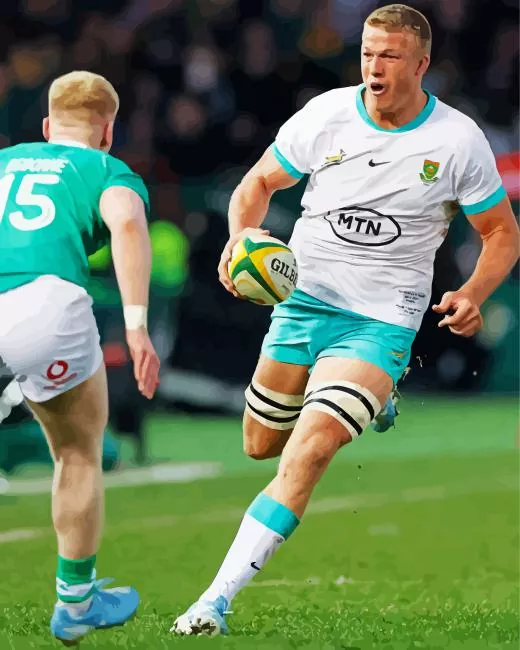 Pieter Steph du Toit player Diamond Paintings Pieter Steph Du Toit Player Diamond Painting