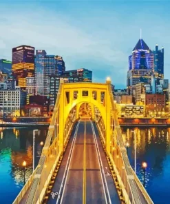 Pittsburgh Pennsylvania City Diamond Painting