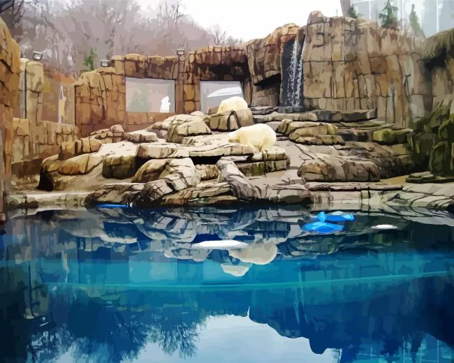 Pittsburgh Zoo & Aquarium Pittsburgh Diamond By Numbers Pittsburgh Zoo & Aquarium Pittsburgh Diamond Painting