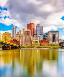 Pittsburgh River Diamond Painting