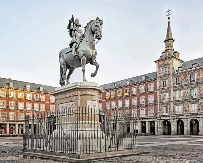 Plaza Mayor Diamond Paintings Plaza Mayor Diamond Painting