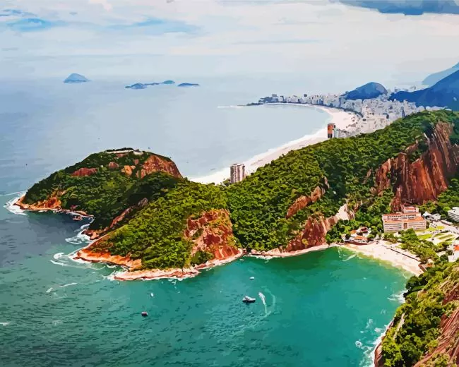 Rio de Janeiro Diamond By Numbers Rio De Janeiro Diamond Painting